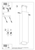 Ekologiczna lampa sufitowa SL.1041 prostokątna drewniana