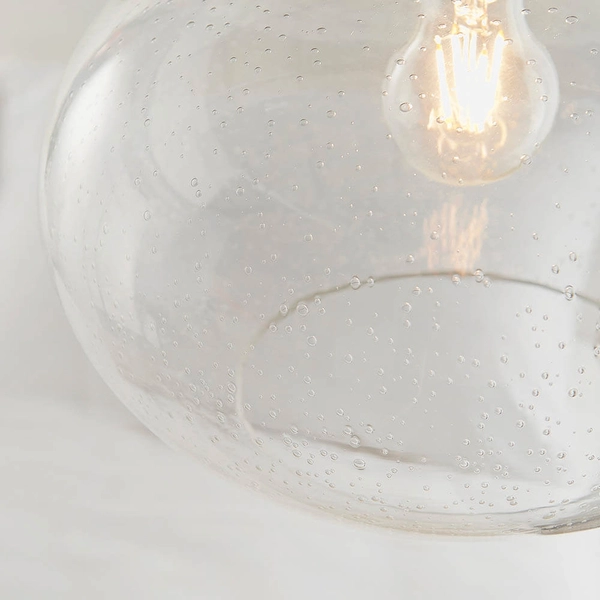 Kulista lampa wisząca Dimitri 73974 szklana przezroczysty