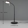 Stołowa lampka do sypialni NEMIO DL132523310 LED 12W 2300-4000K czarna