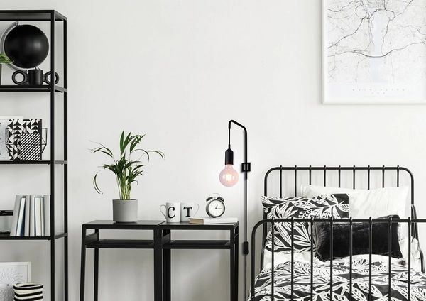 Kinkiet ścienny LAREN LEDEA 50401190 loftowa metalowy czarny