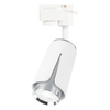Lampa sufitowa tuba Flower ML0271 do szyny jednofazowej biały chrom