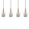 Glamour zwisająca lampa QUERISA LE45217 do salonu złota