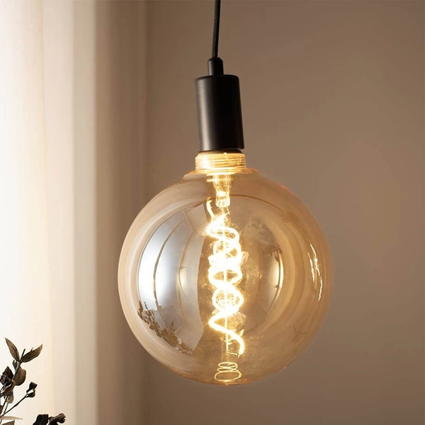 Żarówka okrągła Globe 108724 Markslojd E27 2200K 265lm bursztynowa