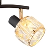 Sufitowa lampa Dubai 92-30177 crystals bursztynowa czarna złota