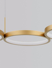 Lampa wisząca ringi GARCIA LE42828 Luces Exclusivas do salonu LED 41W 3000K złota