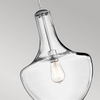 Lampa wisząca Everly KL-EVERLY-P-M-CH szklana chrom przezroczysty