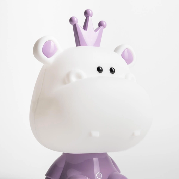 Lampka LED na komodę Hippo KDR-613B-PE Zumaline 3W 4000K fioletowa biała