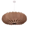 Lampa wisząca z abażurem CAFEE brązowa 31-39248 1xE27 tkaninowa