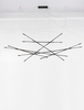 Efektowna lampa wisząca BELL LE42731 Luces Exclusivas LED do sypialni czarna