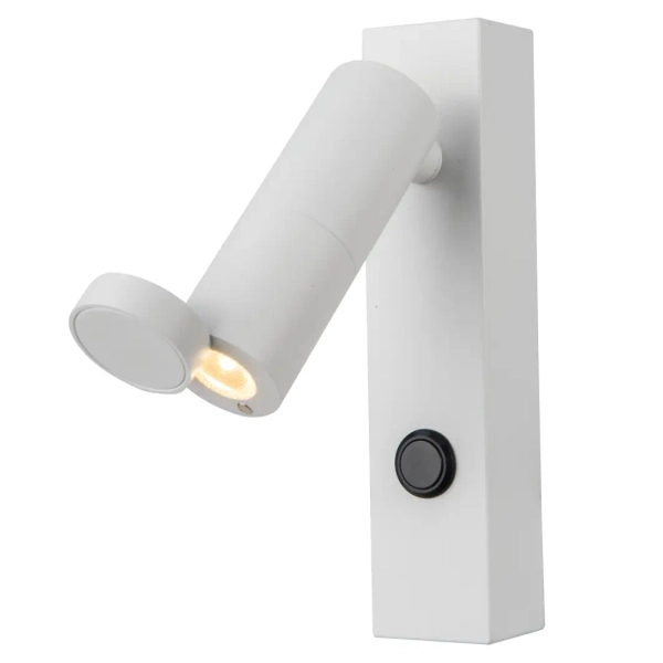 Naścienna lampa Miri LP-1507/1W WH LED 3W 3000K tuba biały