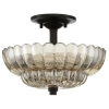 Klasyczna lampa sufitowa Whitecap QZ-WHITECAP-SF-S kwiat bursztynowy