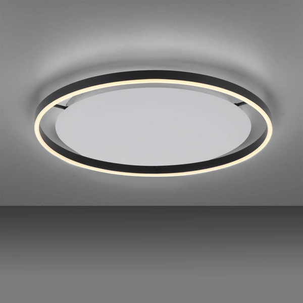 Sypialniany plafon natynkowy Ritus 15392-13 Just Light LED 28W 3000K grafitowy