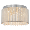 Sufitowa lampa kryształowa Galina 81980 okrągła glamour chrom przezroczysty