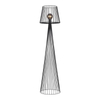 Druciana lampa podłogowa Soul K-4643 do salonu czarna