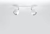LAMPA sufitowa SL.0438 metalowa OPRAWA listwa SPOT regulowane kule balls biale