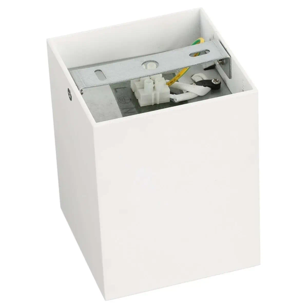 Spot LAMPA sufitowa MDECO SLP6862 (6323) metalowa OPRAWA kostka biała