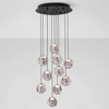 Wielopunktowa lampa wisząca CHEPEN LE44643 LED 48W 3000K czarny chrom