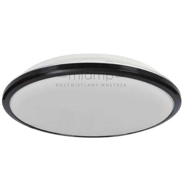 Plafon LAMPA sufitowa TERMA ML6402 Milagro metalowa OPRAWA okrągła LED 18W 4000K do łazienki IP44 czarna