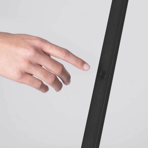 Podłogowa lampa FRONTERA LE44943 LED 6W 3000K ball czarna złota