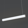 Wisząca lampa jadalniana Soft 7547 Nowodvorski podłużna metalowa biała