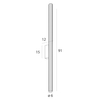 Ścienny kinkiet Fayette W0368 Maxlight LED 6W 3000K tuba IP44 złota