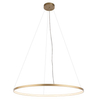 Metalowa wisząca lampa Agari 5345 Shilo LED 66W 4000K okrąg do kuchni złota