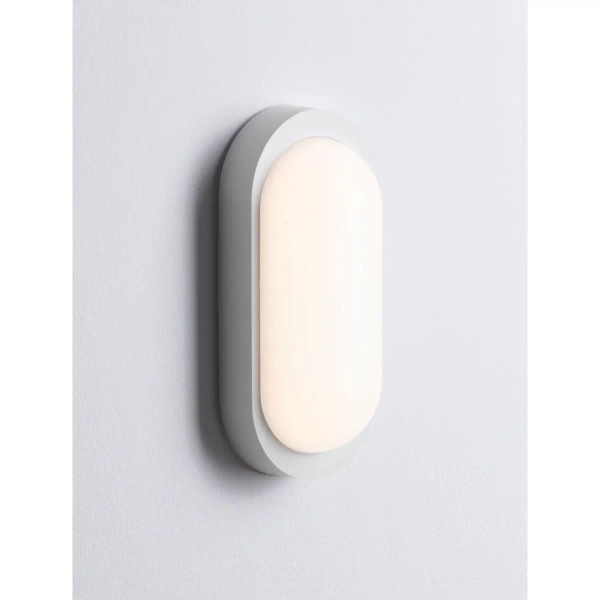 Zewnętrzna owalna lampa ścienna SOVANDO LE75251 LED 11W 3000K IP65 biała