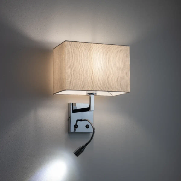 Naścienna lampa do jadalni HOTEL MOOD 11785 LED 2,2W 4000K kremowa chrom