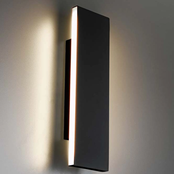 Ścienna listwa pokojowa Concha 225172942 LED 12W grafitowa prostokątna