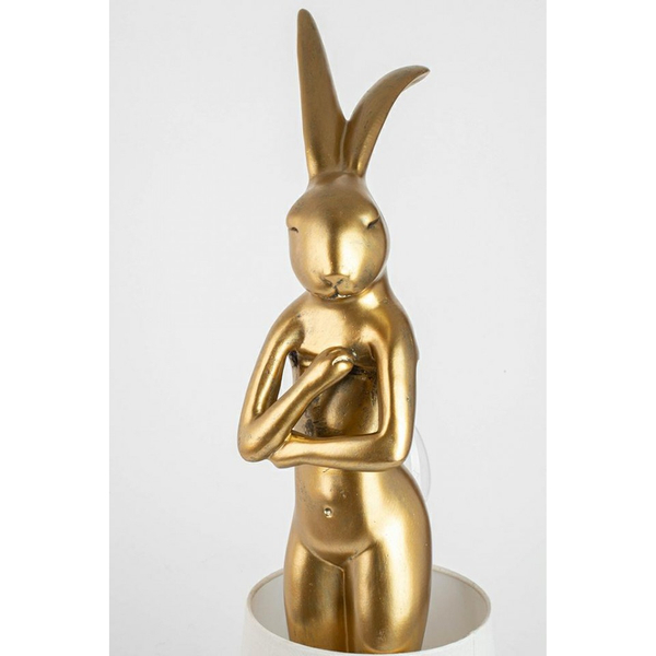Biurkowa lampka stołowa Rabbit Kare 61598 złota biała