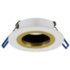 Lampa wpuszczana sufitowa Pluto 04236 Ideus metalowa złota biała