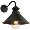 Industrialna LAMPA ścienna MANESTO WL-34221-1 Italux metalowa OPRAWA kinkiet retro czarny