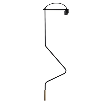 Kinkiet ścienny no. Vi 4012 Shilo industrialny rurka tubka czarna