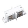 Konektor szynoprzewodowy 3-obwodowy Track ML2138 prosty mini biały