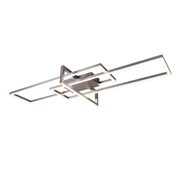 Ledowa lampa sufitowa ZENITRA DL307620310 LED 34W 3000K ściemniacz srebrna