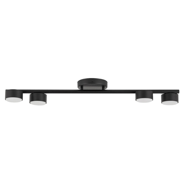 Lampa metalowa sufitowa belka Punto 40819 Sigma krążki czarna