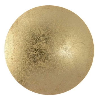 LAMPA sufitowa PLATILLO LP-8102/1C-12W GD Light Prestige okrągła OPRAWA metalowa moon LED 12W 3000K plafon  złoty