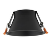 Punktowa lampa oczko Uno 10845 Nowodvorski podtynkowa do garderoby czarna