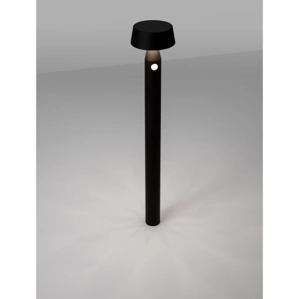 Solarny słupek zewnętrzny FRAVELA LE75125 LED 1W 3000K IP54 czarny