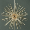 Lampa wisząca rurki URCHIN P0491-09C-F7DY gwiazda nad stół  złoty