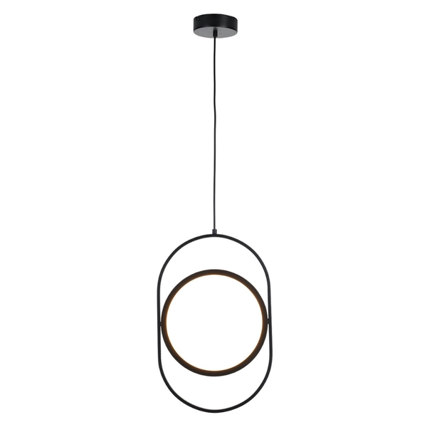 Zwisowa lampa Elipse 60217A-M LED 16W 3000K regulowana czarna