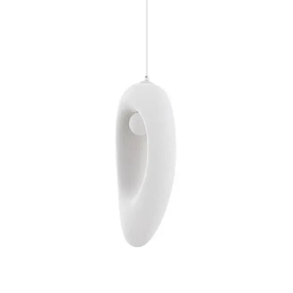 Wisząca lampa LONTIZA LE45333 kula ball nieregularna biała