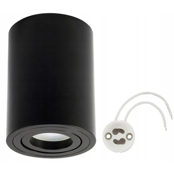 Sufitowa lampa tuba Valse SLP6318 metalowy downlight czarny