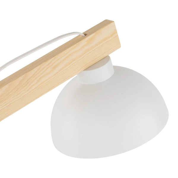 Drewniana lampka nocna Oslo 5347 TK Lighting rustykalna regulowana biała