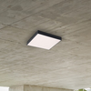 Plafoniera LAMPA łazienkowa TARTU 7900 Rabalux kwadratowa OPRAWA plafon LED 24W 2800K - 6000K sufitowy metalowy IP44 czarny