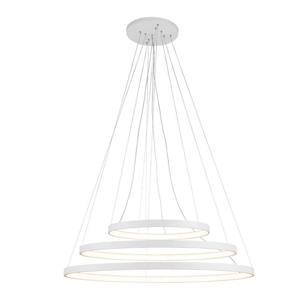 Pierścienie wiszące Agari Multi 5440 Shilo LED 165W 3000K metal białe