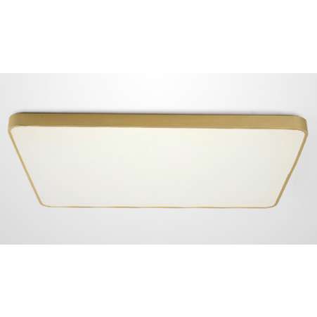 Plafon LAMPA sufitowa CGFLATLEDSQUARE COPEL kwadratowa OPRAWA metalowa LED 36W 3000K modernistyczny biały złoty