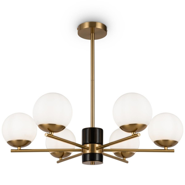 Wisząca lampa kule Marble MOD187PL-06BS Maytoni metalowa mosiądz