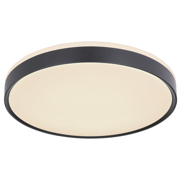 Salonowa LAMPA sufitowa SONNY 41587-24 Globo metalowa LED 24W 3000K - 6000K plafon czarny