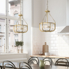 Wisząca lampa QN-ROUX3-NBR nad stół kopuła mosiądz